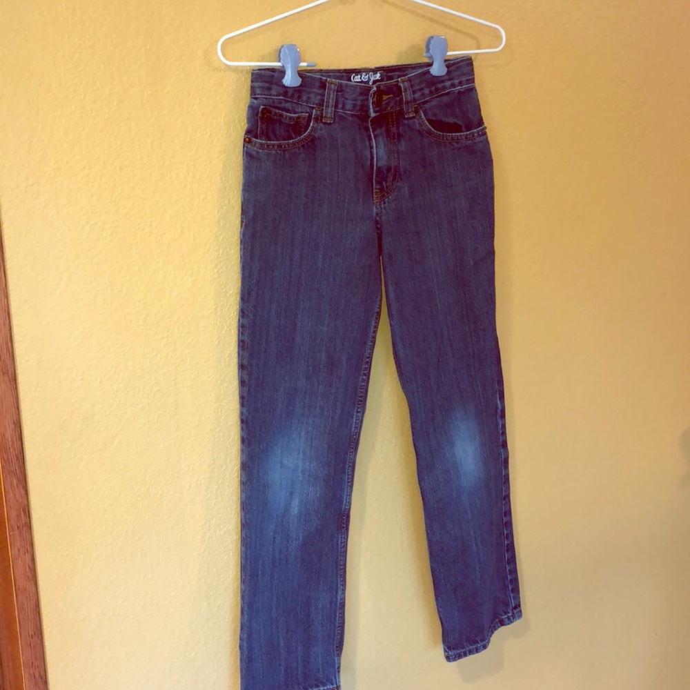 Cat & Jack Boy’s Relaxed Straight 12 Slim Jeans